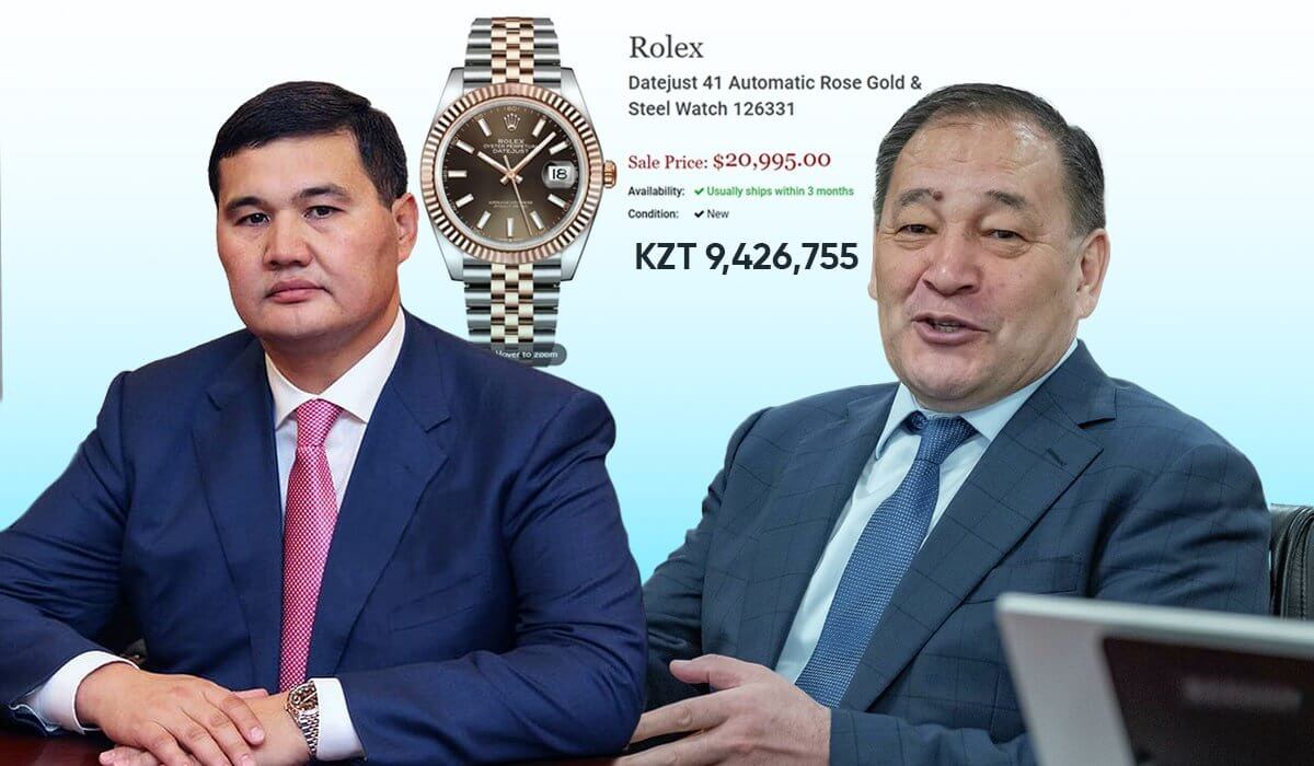 Скромнее надо быть: Тугжанов о часах Rolex главы Кызылординской области