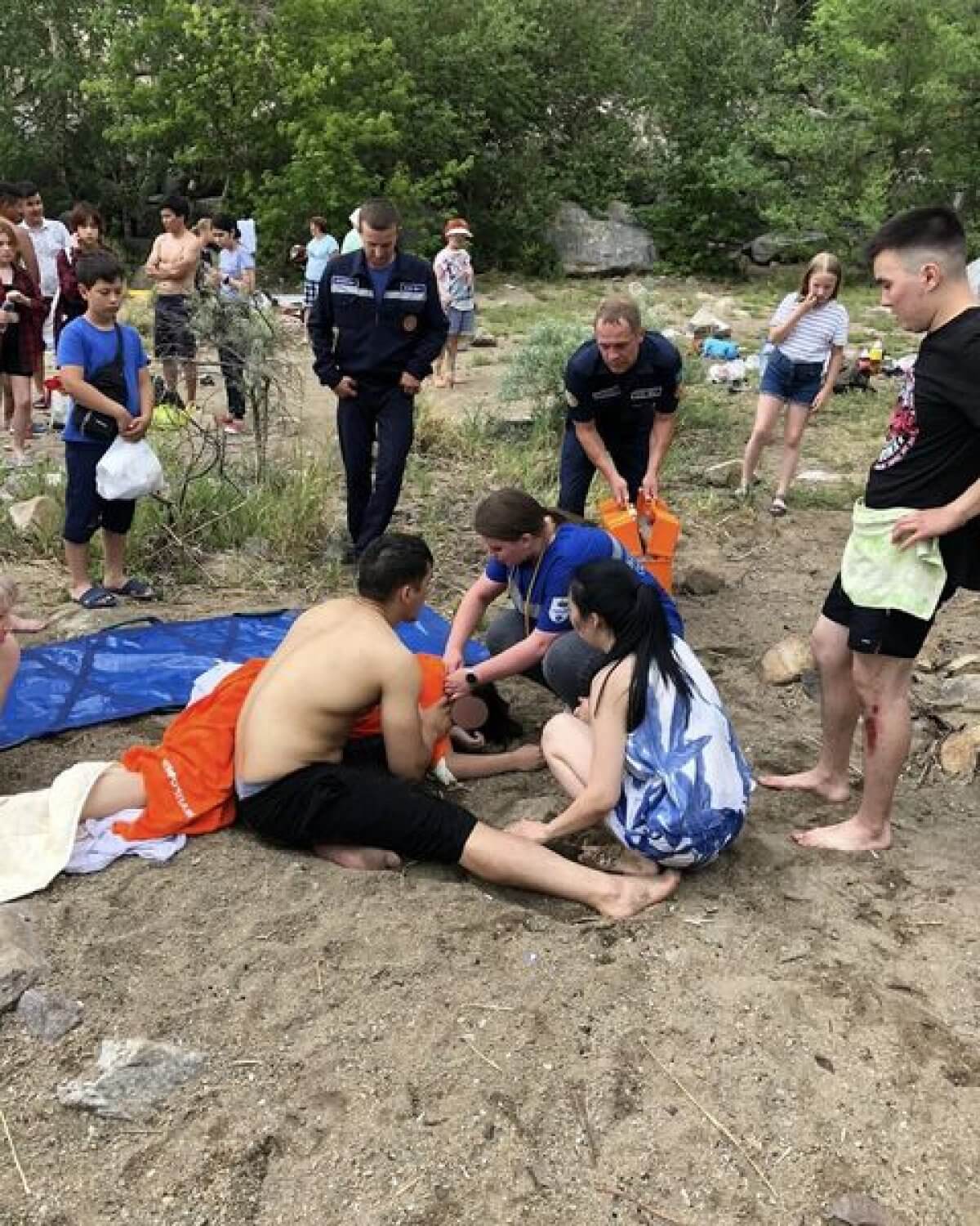 Трех тонущих девушек спасли в Бурабайском районе: одну доставили в реанимацию