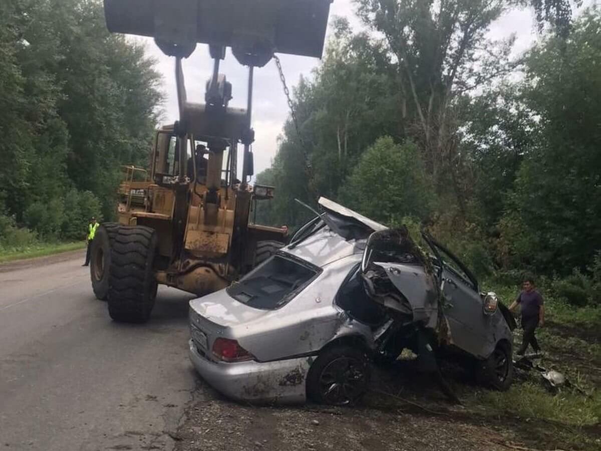 Автомобиль вылетел в кювет в ВКО, водитель погиб