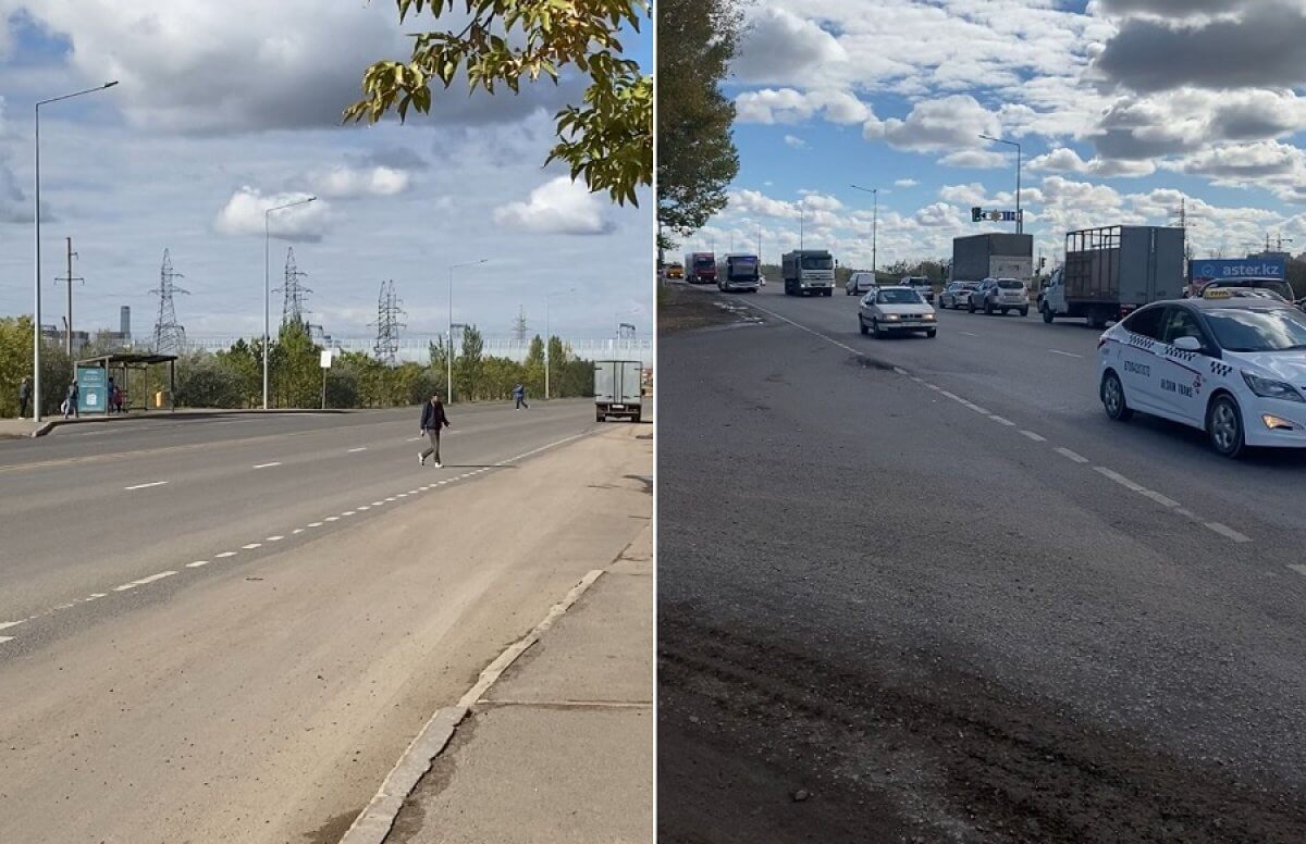 Трасса смерти? Астанчане жалуются на опасный участок дороги