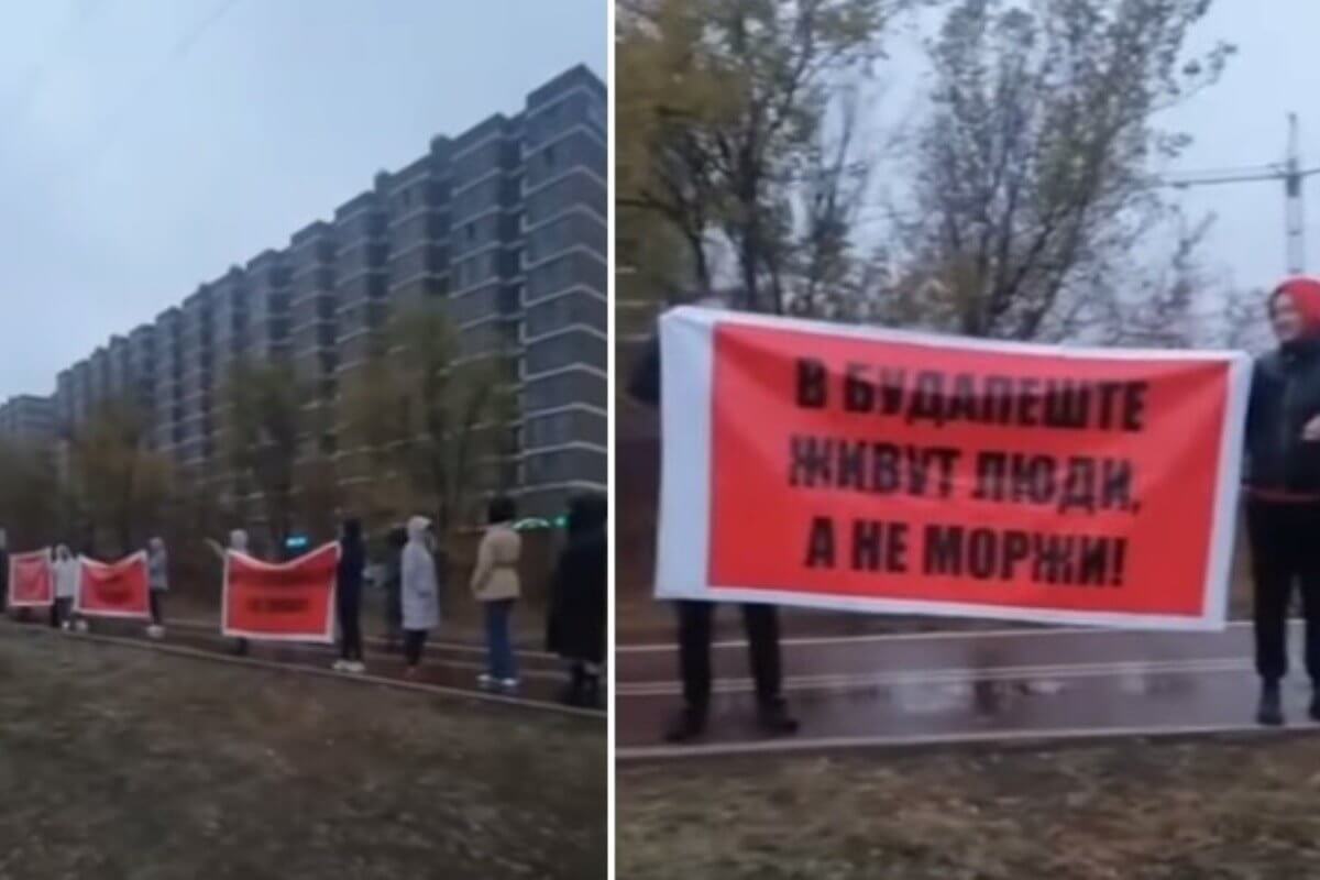 «Хватит издеваться!»: Жильцы ЖК в Астане митингуют, требуя отопление (ВИДЕО)