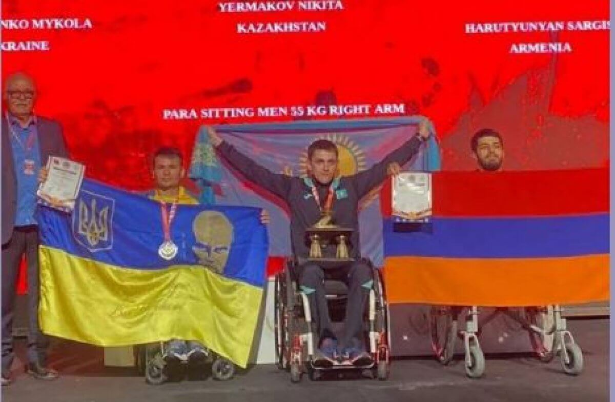 Карагандинский спортсмен  стал чемпионом мира по параармрестлингу во второй раз