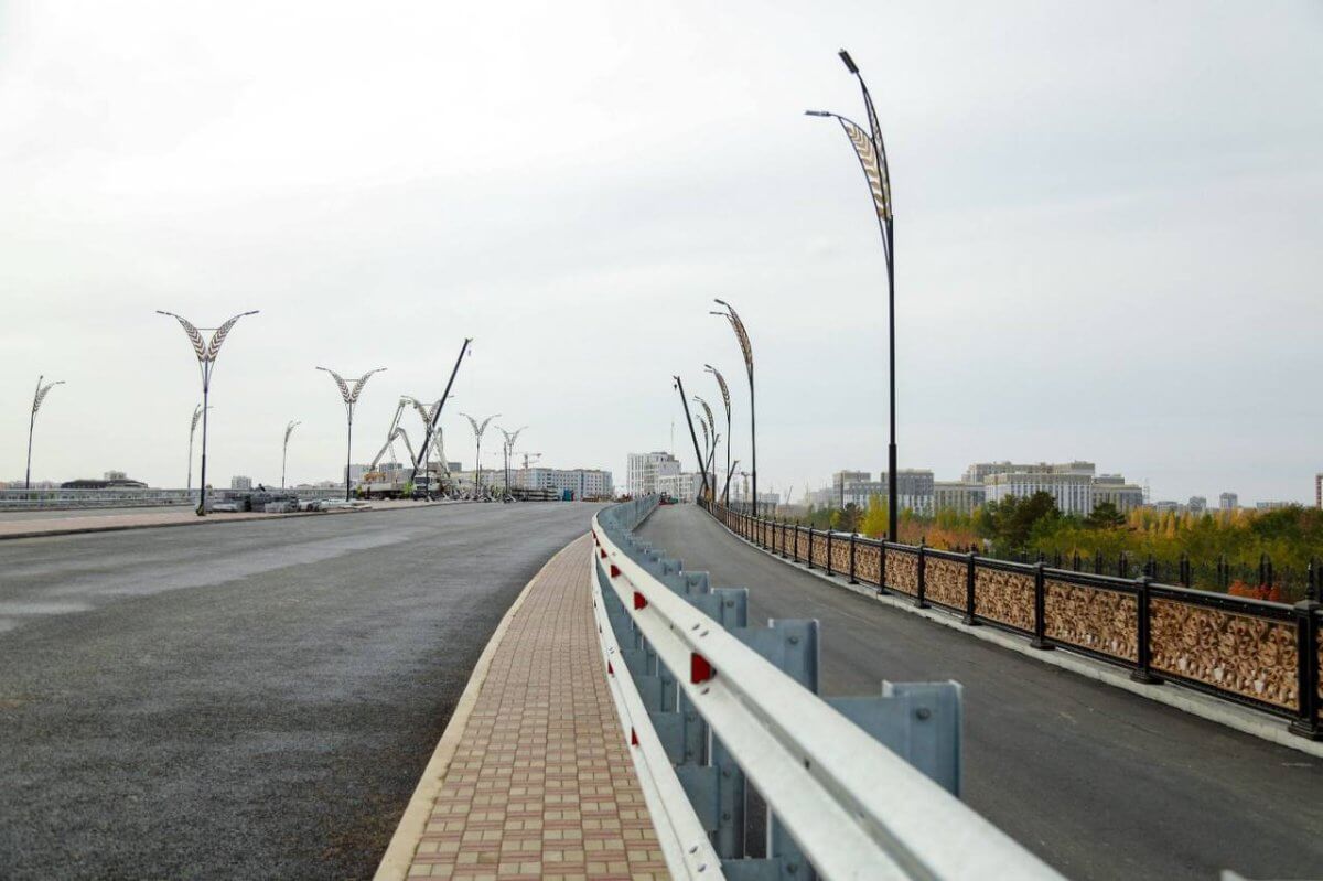 Движение по новому мосту Тауелсиздик в Астане откроют 30 октября