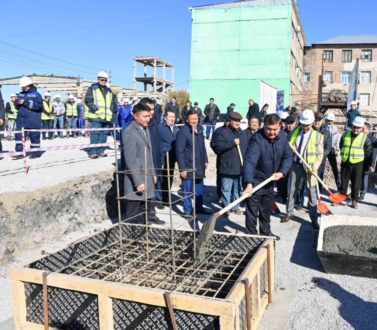 В Кызылорде заложен фундамент новой теплоэлектроцентрали