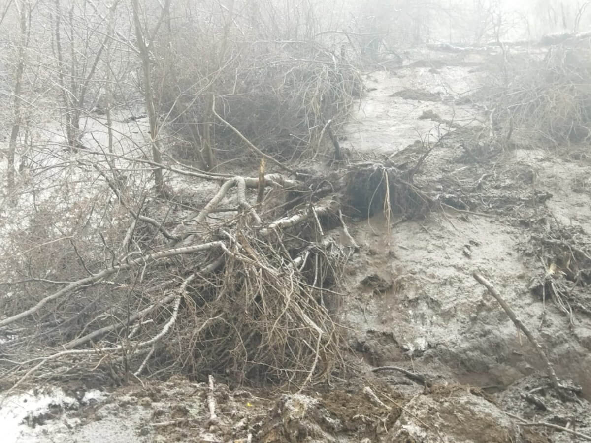 В алматы сошел оползень