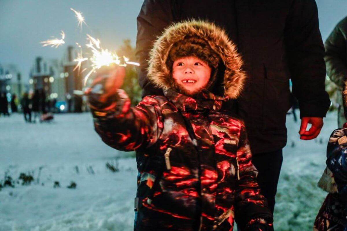 Как отметили Новый год в Астане