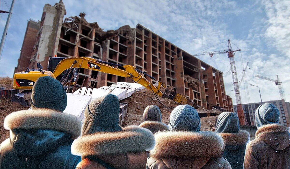 Без дома и денег: в Казахстане набирает обороты кризис жилищного  строительства