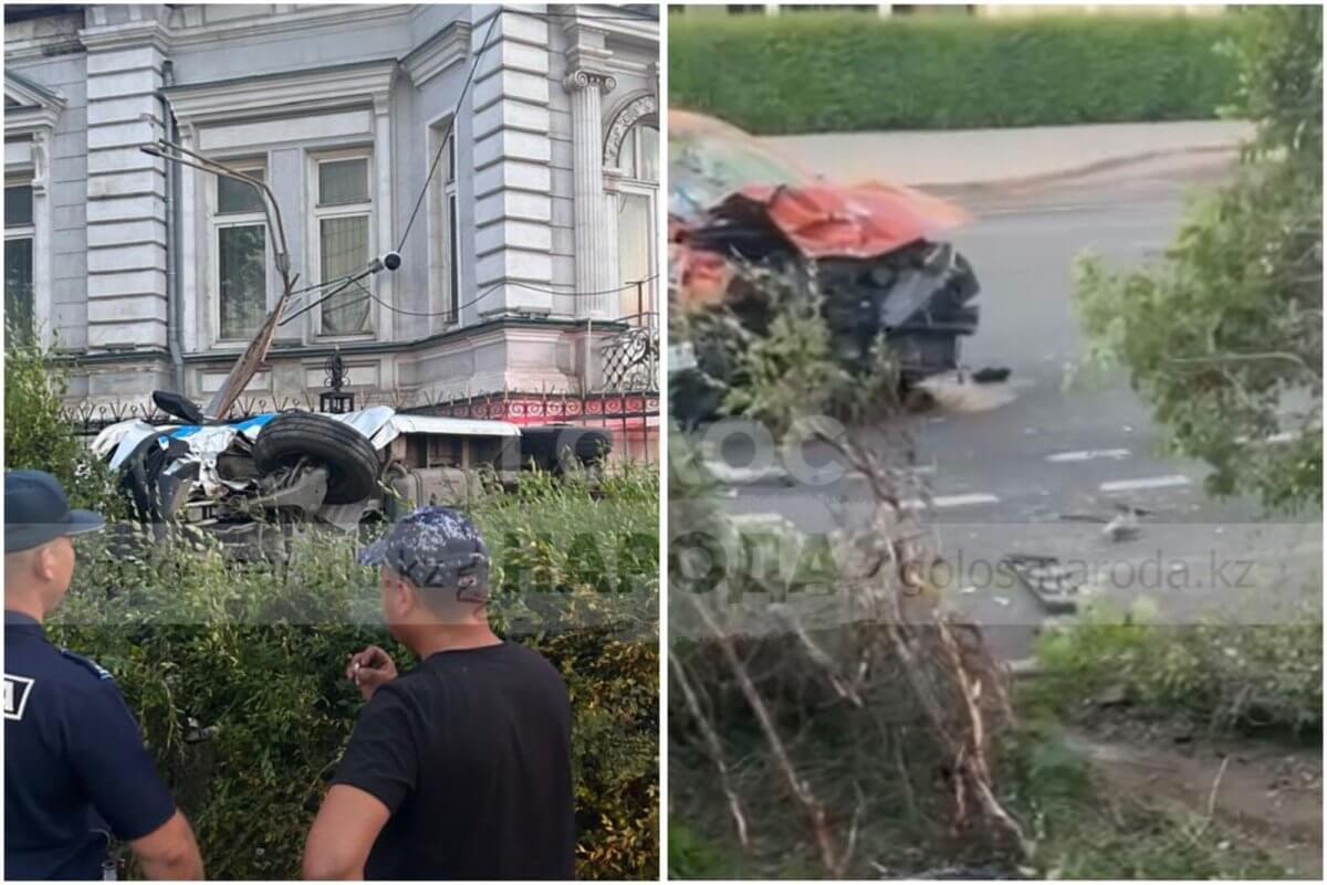 Полицейская машина въехала в легковушку: пострадало три человека